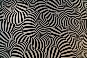black and white optical illusion